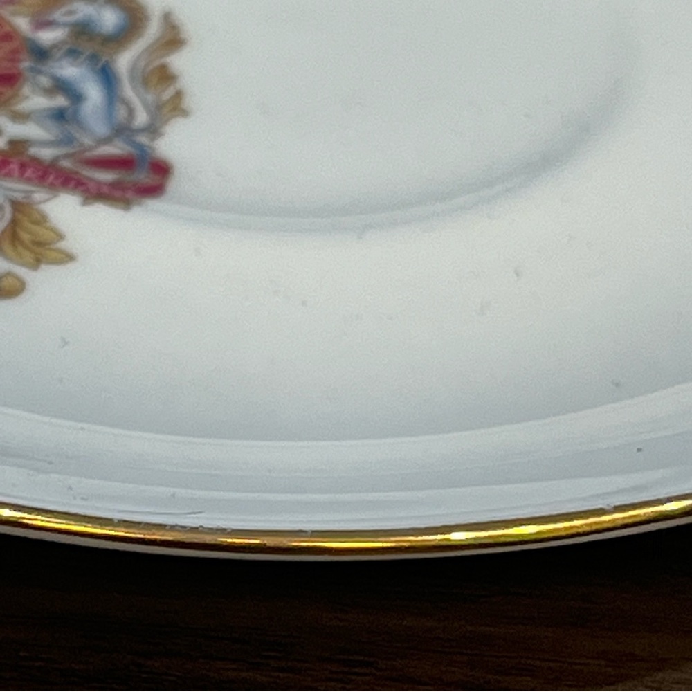 Vtg 1981 Duchess Bone China Commemorative Prince Charles Princess Diana  Saucer - Picture 6 of 16